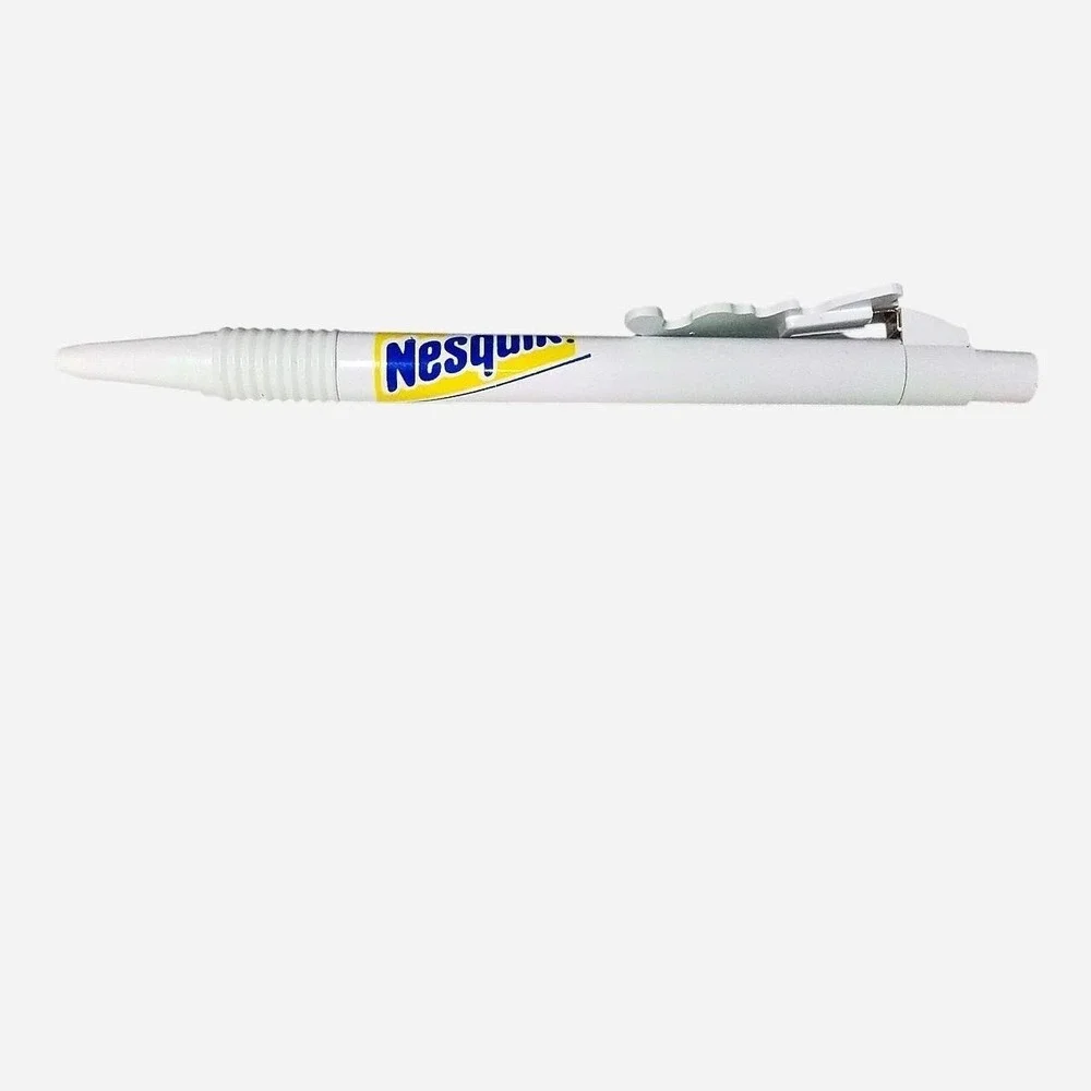 White Vintage Nestle Nesquik Bunny Advertising And Collectible Ball Point Pen